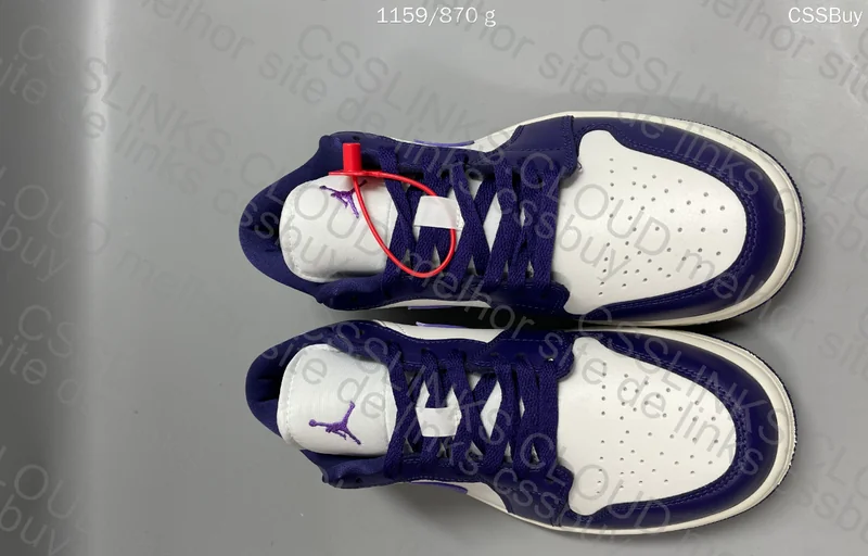 Air Jordan 1 Low Purple 5