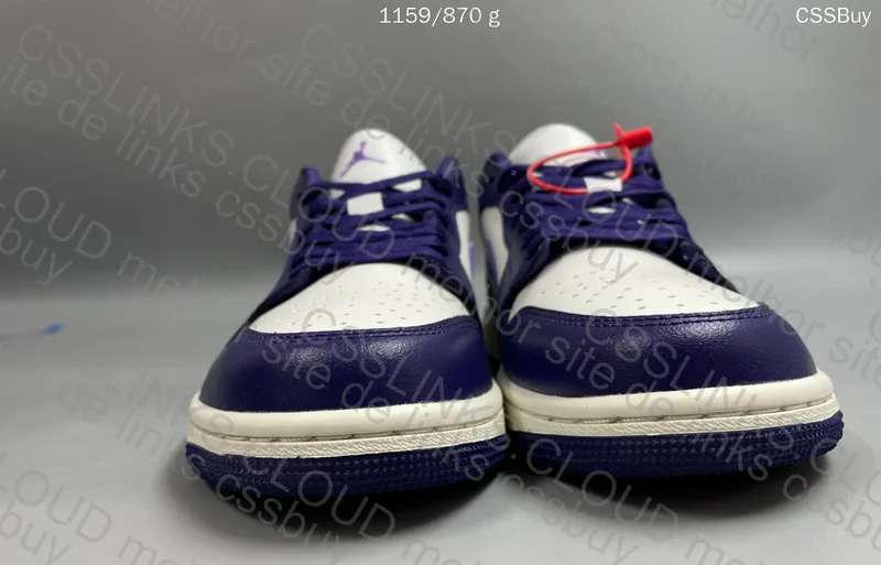 Air Jordan 1 Low Purple 6