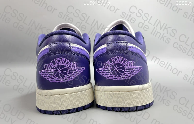 Air Jordan 1 Low Purple 7