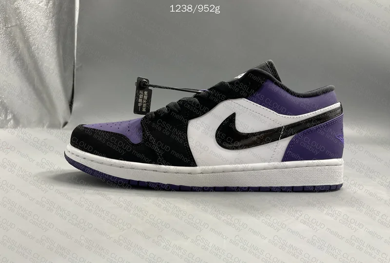 Air Jordan 1 Low Purple 3