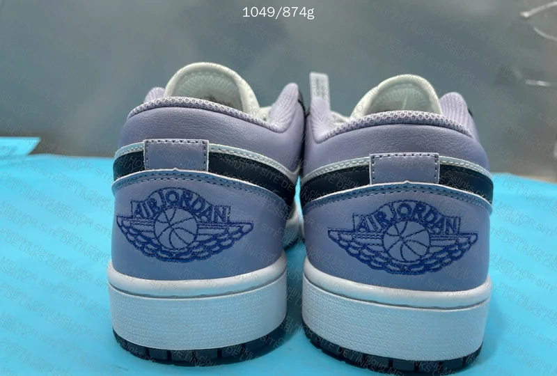 Air Jordan 1 Low 'Purple White' 6