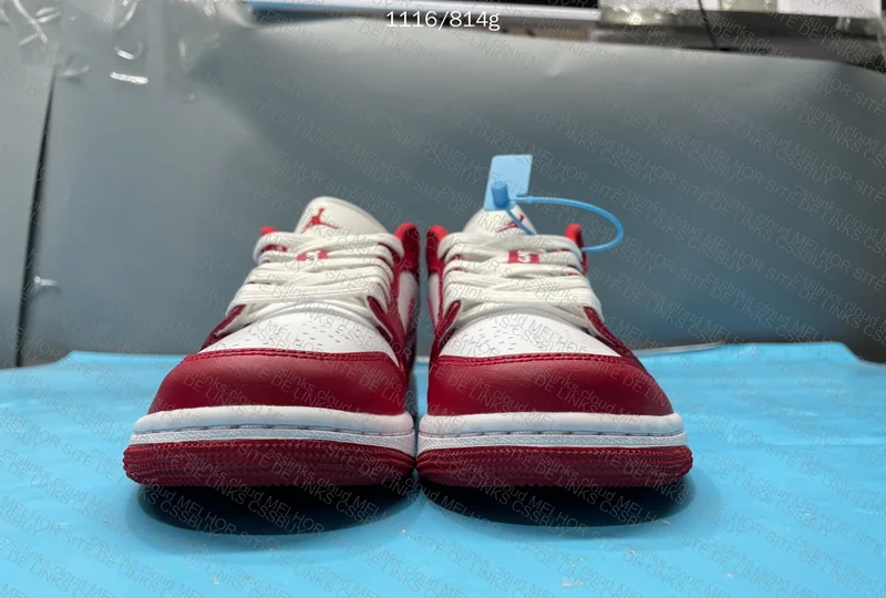 Air Jordan 1 Low Red White 2