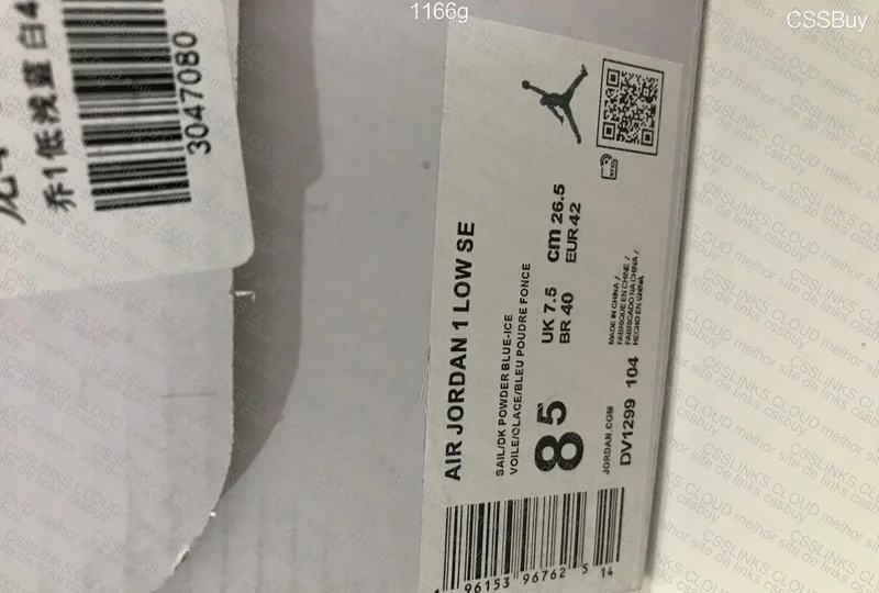 Air Jordan 1 Low Reverse Ice Blue 6