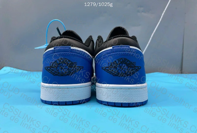 Air Jordan 1 Low Royal Toe Blue OVO