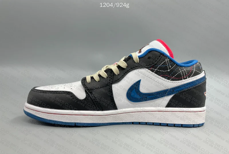 Air Jordan 1 Low SE 'Industrial Blue Sashiko' 5