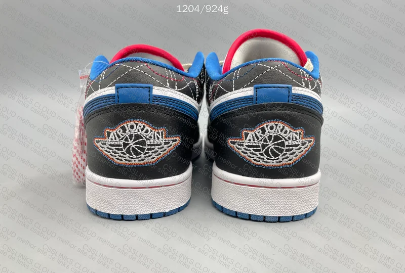 Air Jordan 1 Low SE 'Industrial Blue Sashiko' 6