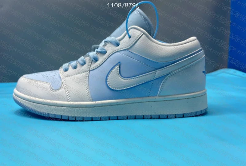 Air Jordan 1 Low SE Reverse Ice Blue 9