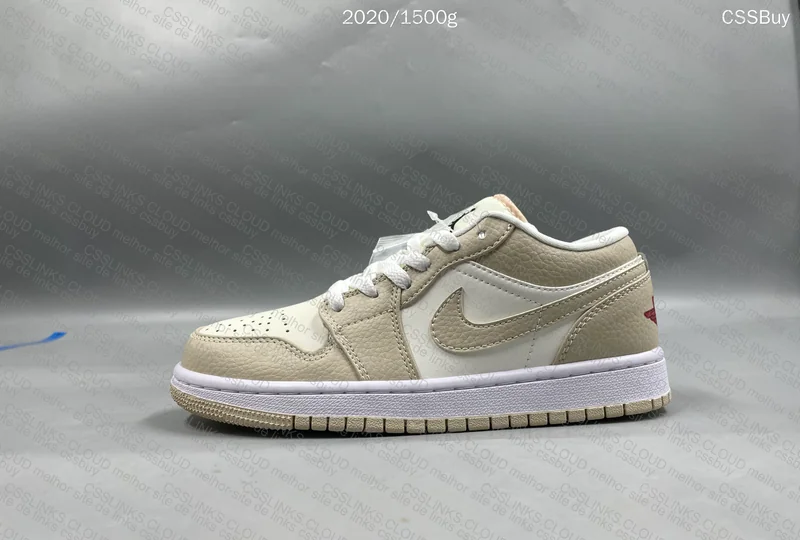 Air Jordan 1 Low SE Sail Rattan University Red 8