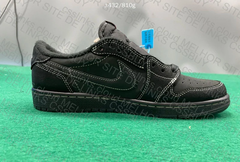Air Jordan 1 Low Travis Black Phantom FK 3