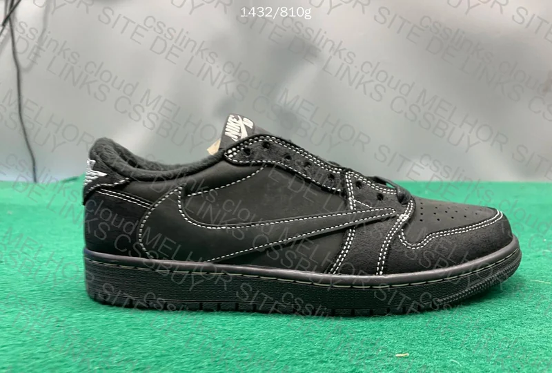 Air Jordan 1 Low Travis Black Phantom FK 7