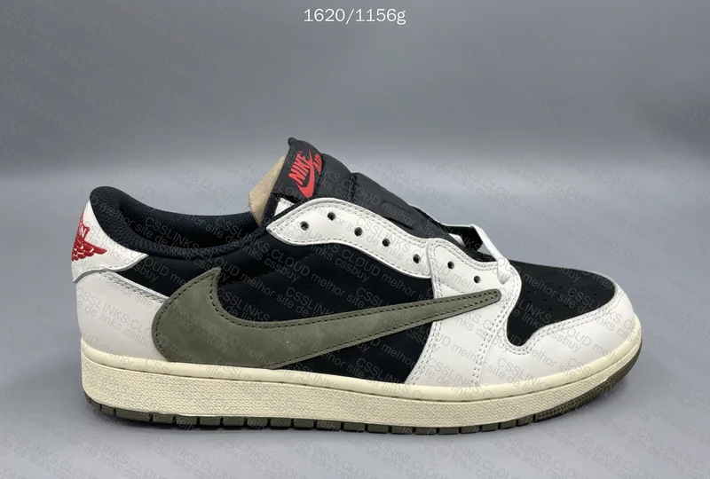 Air Jordan 1 Low Travis Olive 3