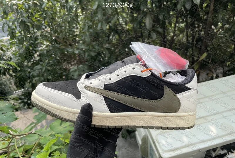 Air Jordan 1 Low Travis Scott Olive 9