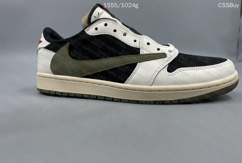 Air Jordan 1 Low Travis Scott Olive FK 5