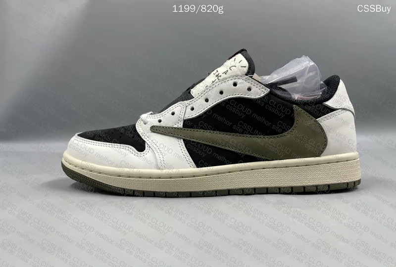 Air Jordan 1 Low Travis Scott Olive GL? 4