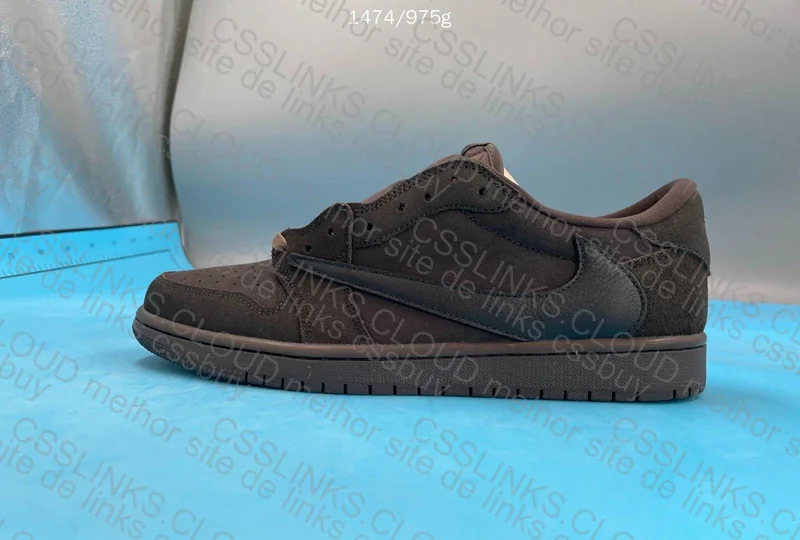 Air Jordan 1 Low Travis Scott Velvet Brown 3