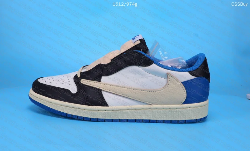 Air Jordan 1 Low Travis x Fragment 6