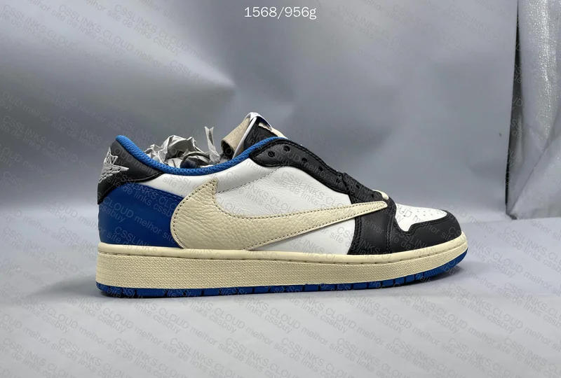 Air Jordan 1 Low Travis x Fragment 5