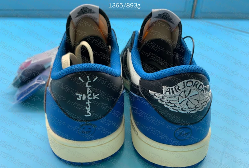 Air Jordan 1 Low Travis x Fragment 5