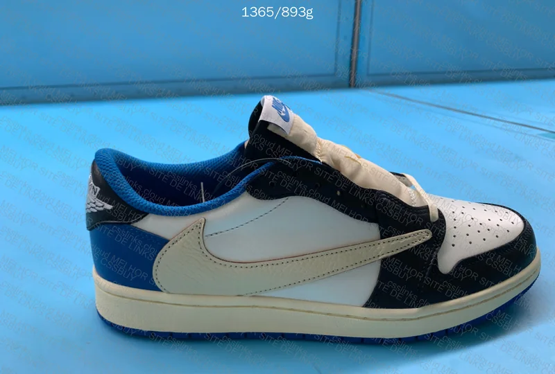Air Jordan 1 Low Travis x Fragment 6