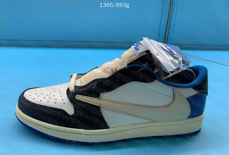 Air Jordan 1 Low Travis x Fragment 9