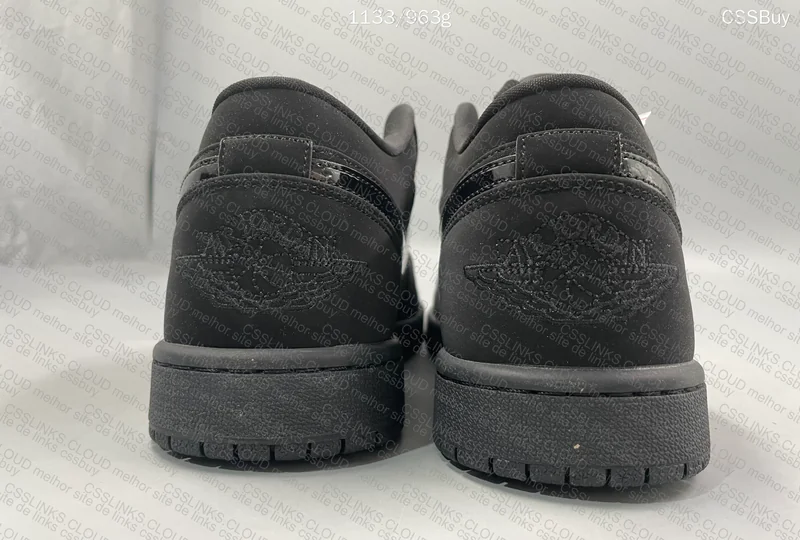 Air Jordan 1 Low 'Triple Black' 2019 6