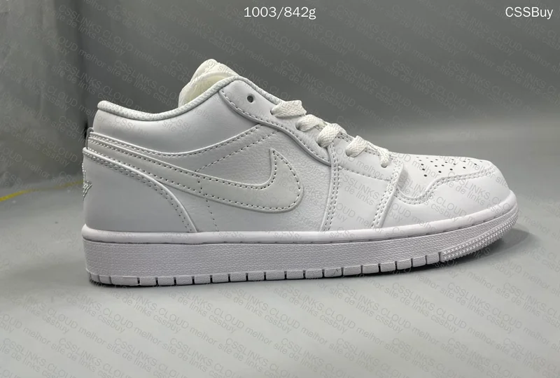 Air Jordan 1 Low 'Triple White' 5