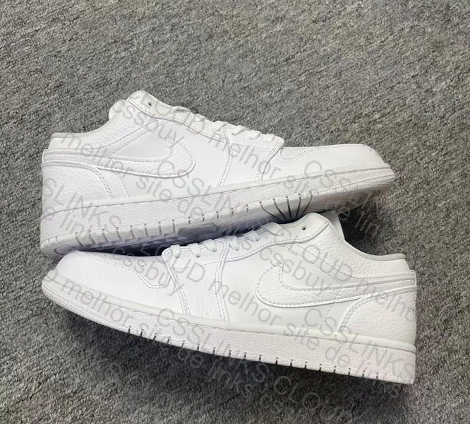Air Jordan 1 Low Triple White