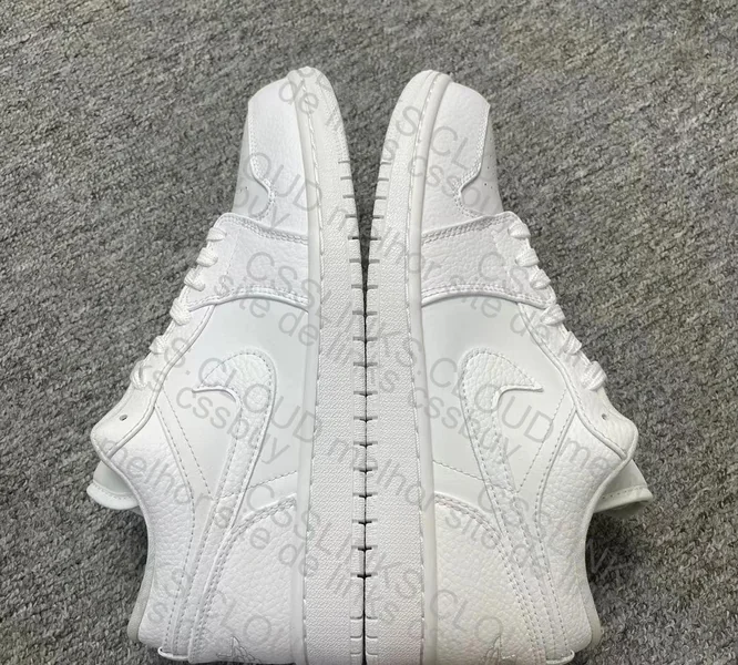 Air Jordan 1 Low Triple White 2
