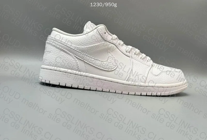 Air Jordan 1 Low Triple White 8
