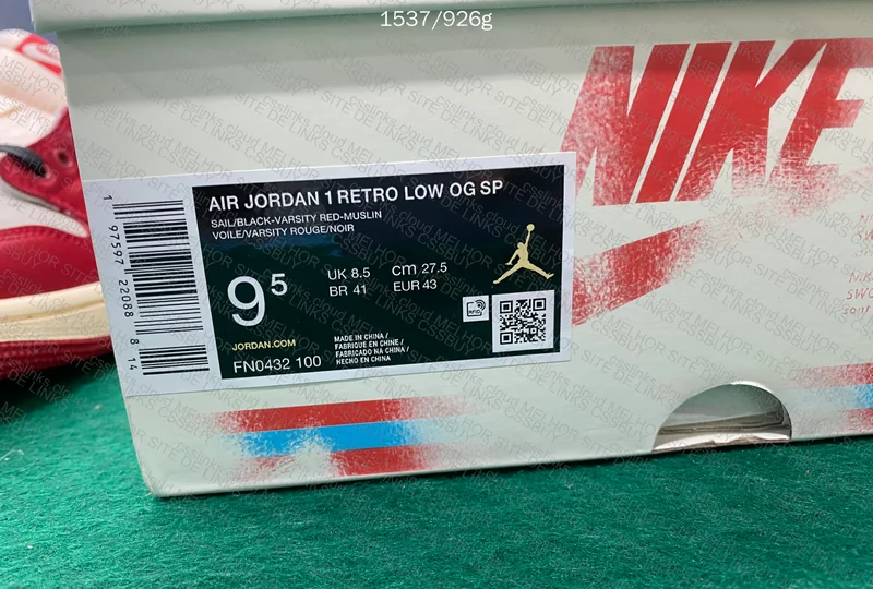 Air Jordan 1 Low Trophy Room Away 5