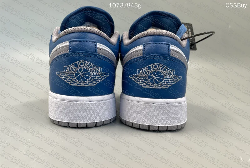 Air Jordan 1 Low True Blue 3