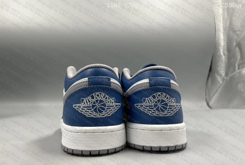 Air Jordan 1 Low True Blue 3