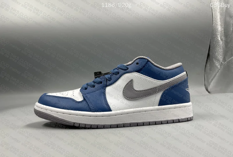 Air Jordan 1 Low True Blue 7