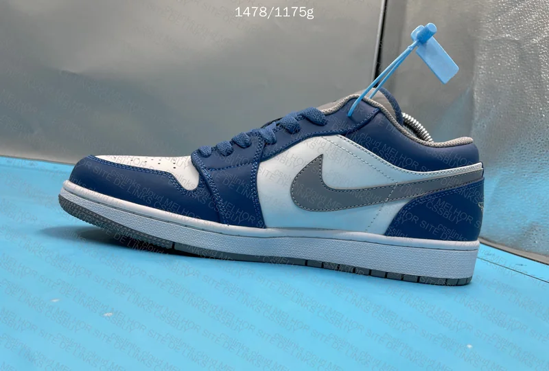 Air Jordan 1 Low True Blue 3