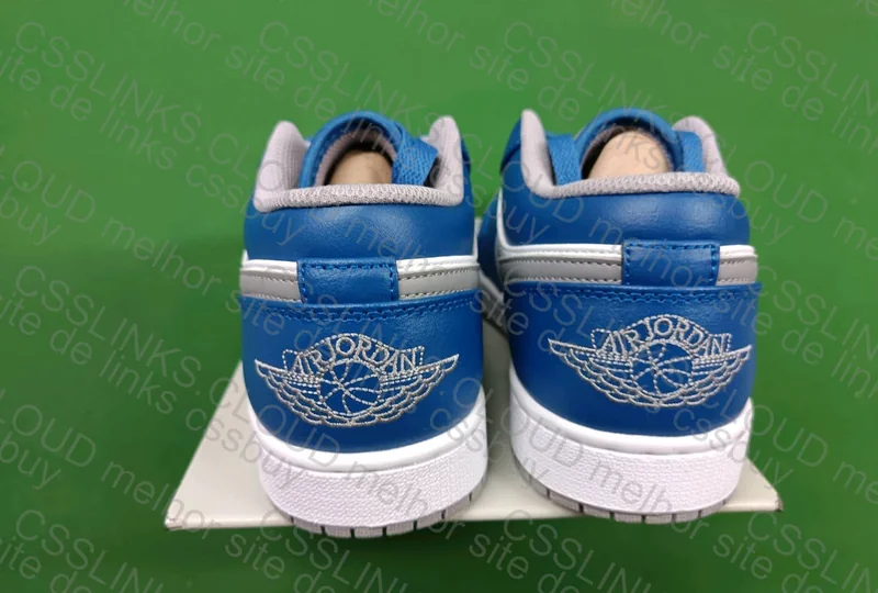 Air Jordan 1 Low True Blue 3