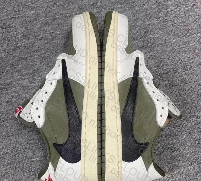 Air Jordan 1 Low TS Medium Olive