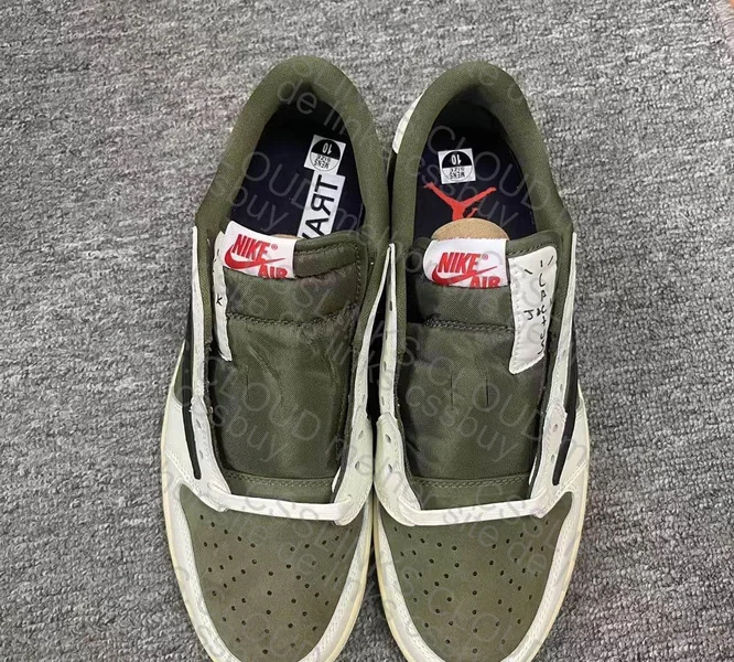 Air Jordan 1 Low TS Medium Olive 2