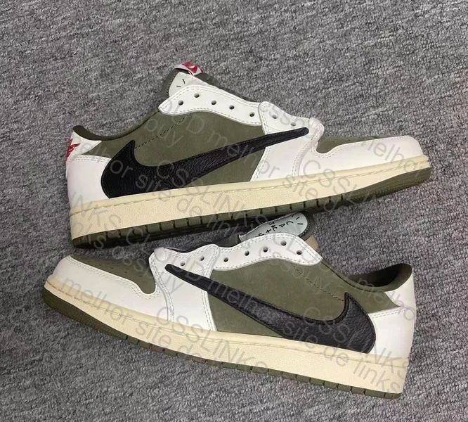 Air Jordan 1 Low TS Medium Olive 3