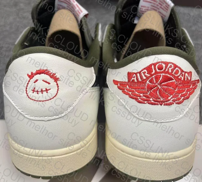 Air Jordan 1 Low TS Medium Olive 5