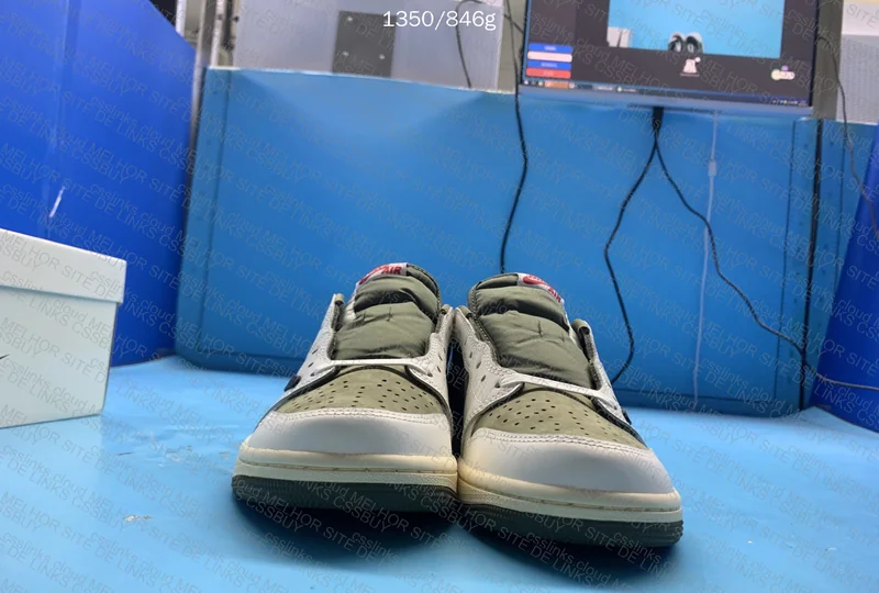 Air Jordan 1 Low TS Olive 5