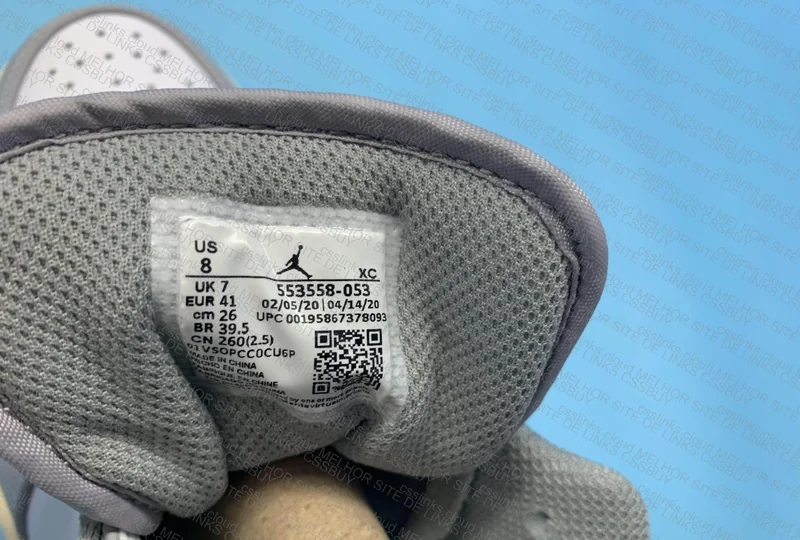 Air Jordan 1 Low Vintage Grey - DT 7
