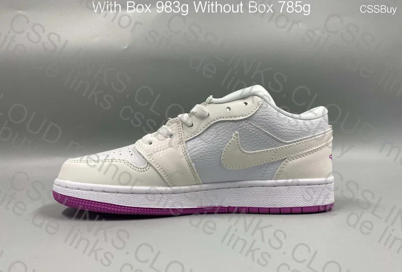 Air Jordan 1 Low White Powder 3