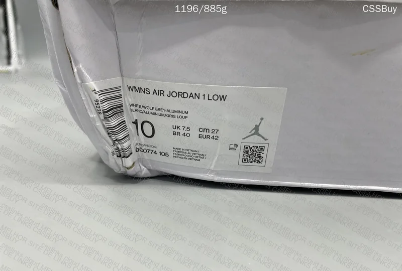 Air Jordan 1 Low Wolf Grey 7