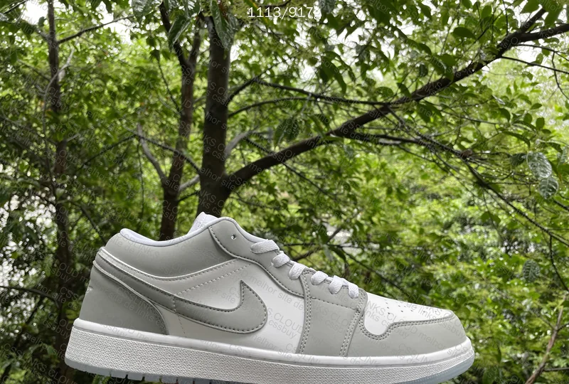 Air Jordan 1 Low - Wolf Grey 10