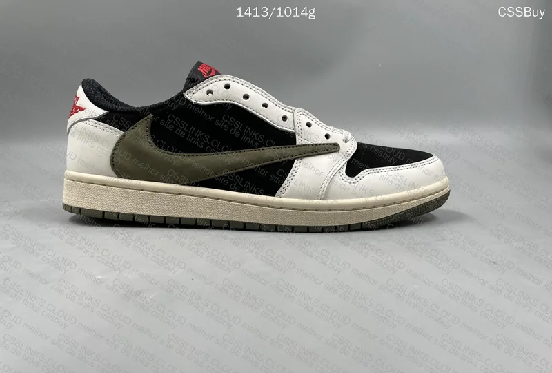 Air Jordan 1 Low x Travis Scott 'Olive' 4