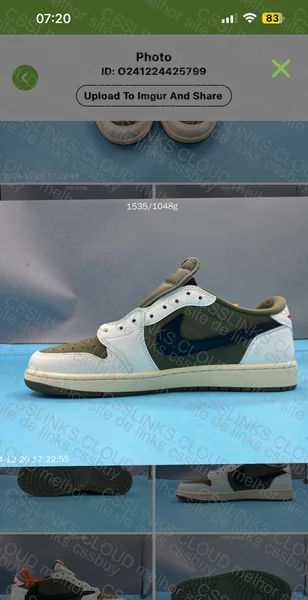 Air Jordan 1 Medium Olive Travis Scott 4