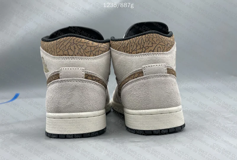 Air Jordan 1 Mid Brown 3