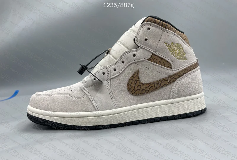 Air Jordan 1 Mid Brown 4