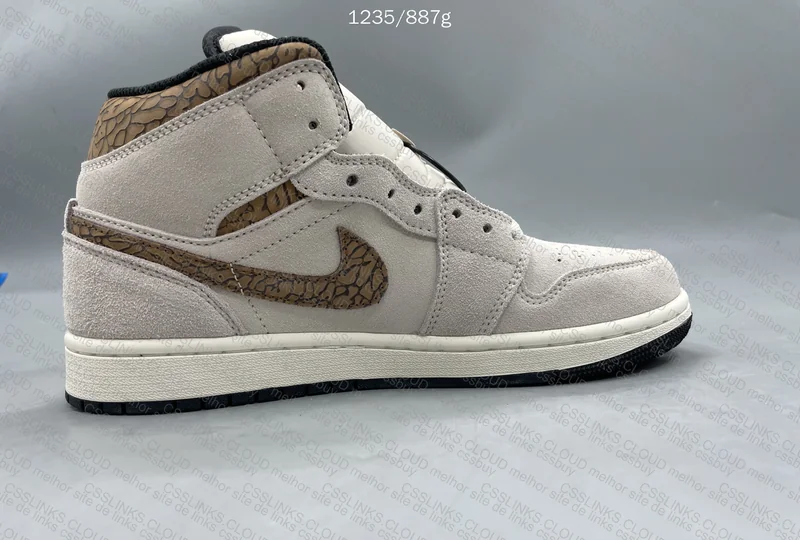 Air Jordan 1 Mid Brown 5