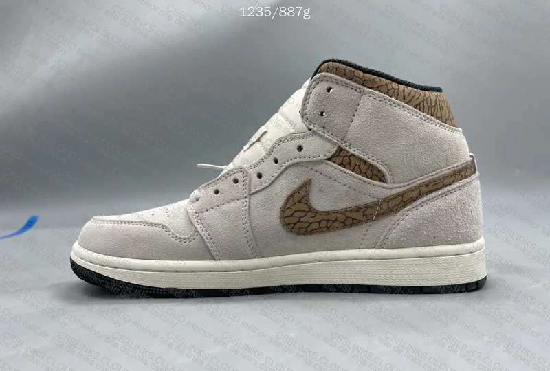 Air Jordan 1 Mid Brown 7